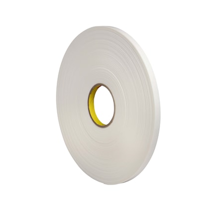 3M Double Coated Polyethylene Foam Tape 4462, White, 3/8 In X 72 Yd, 31 Mil 7010373741